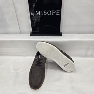 [미소페]By미소페 남성 가죽 보트화 122HT337FT001 DGRAY 4 JJ