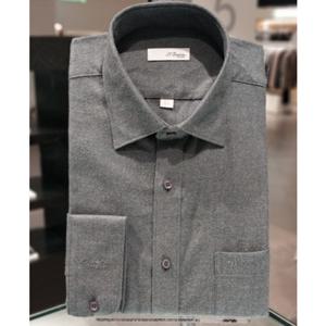 듀퐁셔츠 일반핏 긴팔 SE5FM11LS163SGE 기모 그린 남자 선물