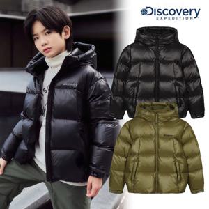 디스커버리키즈 DKDJ77056 글로시 다운 숏 패딩 오리털