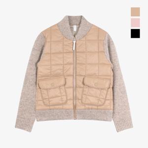 [GS]클라우스 방풍 패딩 여성 골프 니트 자켓 FH25WW2509_BE