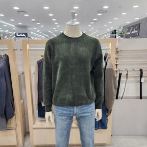 [올젠]셔닐원단 라운드니트/부드러운원단/풀오버니트 ZOE4ER1303