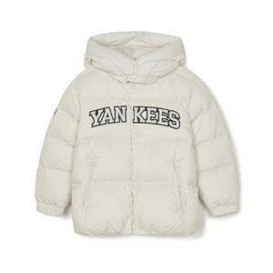 MLB키즈패딩 NQK 7ADJV0246-50CRS 바시티 스포츠 아플리케 숏패딩 뉴욕양키스