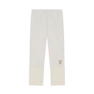 [프렌치캣(백)]아이보리 골지 배색 레깅스(Q55DDP120)