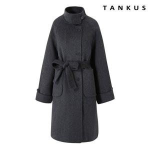 [탱커스] 나그랑 하이넥 벨티드 울 블렌드 코트 (TX4CT005L0)