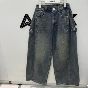 에어워크주니어_Ready4 next CB01 와이드 사이드스넵 벌룬 데님팬츠 R258G3184A