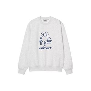 칼하트 그래픽 프린트 스웨트셔츠 I035199