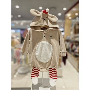 블루독베이비[hu] 25.FW겨울신상 CR)산타도기바디수트 45C70-676-01 우주복 크리스마스 슈트 겨울외출복