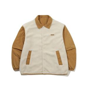 코닥 공용 브라우니 리버시블 카라 패딩 자켓 B1 K5423LPJ93 BEI BLK