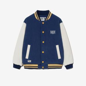 [휠라 키즈]휠라키즈 X 마리떼 플리스 바시티 자켓 (FK2JKG4M01X_BUE)