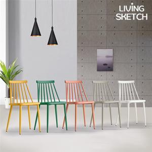 [리빙스케치] 뮤즈 윈저 PP 체어 카페 업소용 인테리어 식탁의자