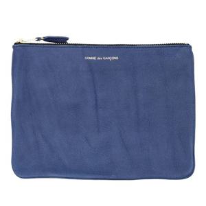 꼼데가르송 블루 텍스처드 가죽 파우치 SA5100WW 2