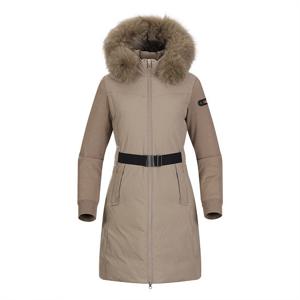 [링스골프]겨울 여성 니트소매 롱다운 구스 점퍼 L21B4JA273_BG_