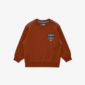 뉴발란스키즈긴팔티 HQK NK9CE4403U-85 Cozy Winter 일러스트 기모 스웨트 셔츠