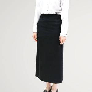 [비꼴리끄(여성)]울 뒷밴딩 H라인 스커트 B254WK2080