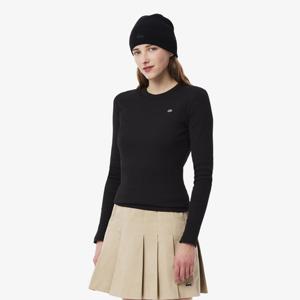 [라코스테공식] 여성 립조직 슬림핏 긴팔 티셔츠 TF1692-55N 031