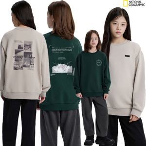 내셔널지오그래픽키즈 어드벤처 백그래픽 맨투맨 K254USW210