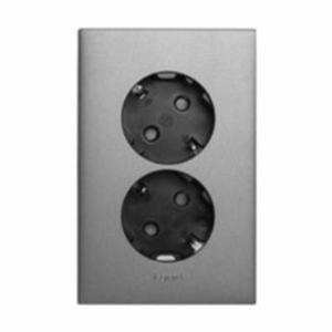 아펠라 마그네슘 접지 2구 세로형 콘센트 르그랑 부품 소모품 자재 파츠