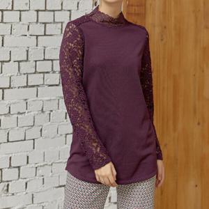 [리블리크]레이스 시스루 블라우스_RE3BL101