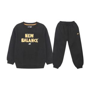 M 뉴발란스키즈트레이닝세트 PQC NK9YFB425U-19 컬러 로고 기모 스웨트셋업