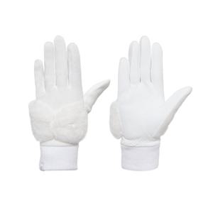 [와이드앵글]여성 CO 리본 방한 양손 장갑 WWW25V01W3