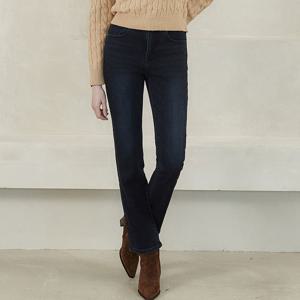 [뱅뱅][뱅뱅] 여성 라이크라 이중직 기모 데님 네이비_380482198