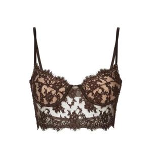 돌체앤가바나 플로럴 레이스 코르셋 스타일 브라 O7C24TONL17