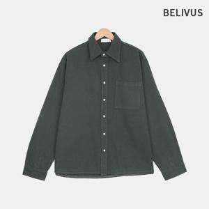 빌리버스 남자 탄탄코튼 데일리 오버핏 워크셔츠 남방 BRAT127