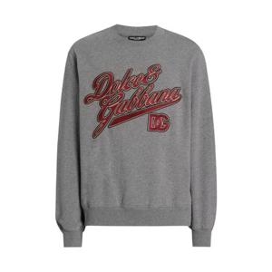 25 FW 돌체앤가바나 로고 자수 스웨트셔츠 G9ABJZG7PFV TP444984858