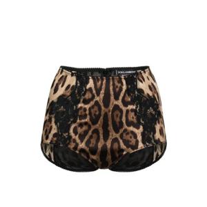돌체앤가바나 레오파드 프린트 하이웨이스트 팬티 O2A09TONO21