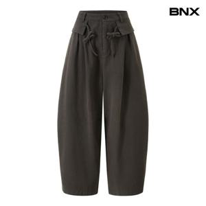 [BNX] 기모 벨티드 코듀로이 와이드 팬츠 (BX4PT012L0)