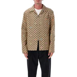 구찌 캔버스 자켓 833305ZAS81 2137 CAMEL BEIGE MULTICOLOR