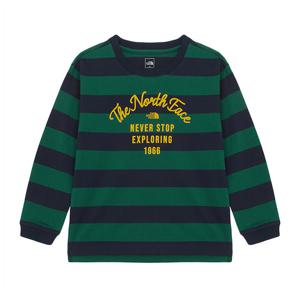 [노스페이스] (NFM_NT7TR55T_JGR_) 키즈 엘로웬 롱슬리브 티 NT7TR55T_JGR