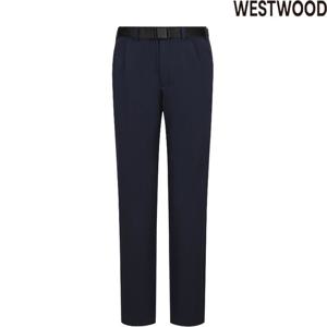 [웨스트우드]남성 겨울 에센셜 따뜻한 기모 본딩 원턱 기본팬츠 WO4MTPL537