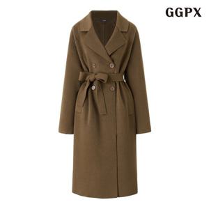 [GGPX] 데일리 더블 버튼 카라 롱 긴팔 코트 (GPDJH011D)