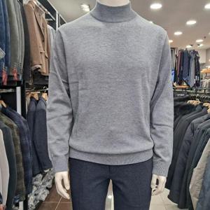 런던포그 HL01 그레이 기본 하프넥 니트 Lowna53z