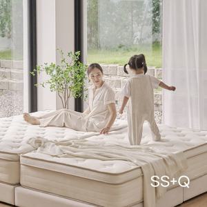 아씨방가구 에이셀 오가닉코튼 독립 유로탑 패밀리 침대 매트리스 SS+Q