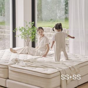 아씨방가구 에이셀 오가닉코튼 독립 유로탑 패밀리 침대 매트리스 SS+SS