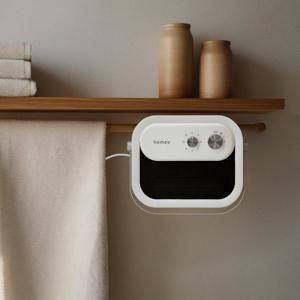 호메오 PTC 온풍기 무타공 벽걸이 탁상용 초저소음 가정용