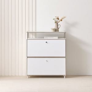 라자가구 비바 리츠 선반형 800 2단 서랍장 LNK142