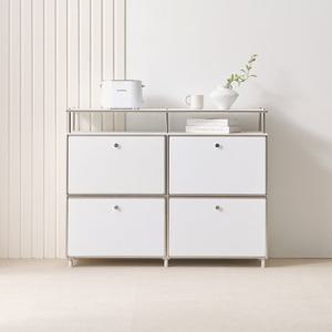 라자가구 비바 리츠 선반형 1200 2단 서랍장 LNK143