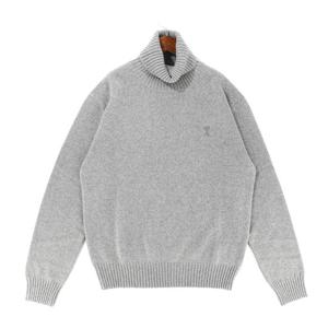 [아미] (HKS407 005 055) 남성 하트로고 니트