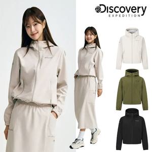 디스커버리 25FW 신상/여성/겨울용/세미오버핏/스트링조절/3LAYER 본딩 트레이닝 자켓 DWTR91056