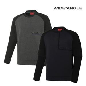[와이드앵글]   WMU23201   PF 하이브리드 맨투맨 티셔츠 M