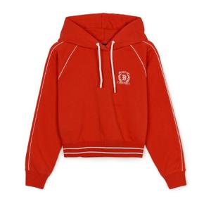 MLB후드티 JQT 3FHDV0344-43RDS 여성 스포티브 바시티 밴딩 크롭 후드티