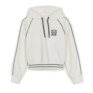 MLB후드티 JQT 3FHDV0344-50CRS 여성 스포티브 바시티 밴딩 크롭 후드티