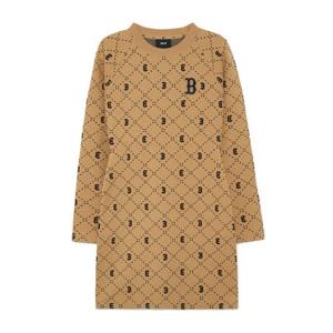 MLB반바지 JQT 3FOPM0334-43CAL 여성 다이아 모노그램 자카드 슬림핏 원피스