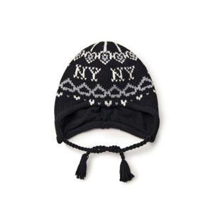 MLB모자 JQT 3ABNBM946-50BKS 베이직 노르딕 이어플랩 미드 비니 뉴욕양키스