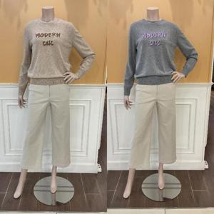 BCBG M백화점 레터링 라운드넥니트 B5D9K471