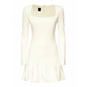 [PINKO] 라프리마 여성 숏 RoundNeck 미니 원피스 105769A15MZ05 화이트 /8