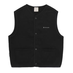 스노우피크 키즈 공용 니트 베스트 B1 S25WKFVE80 BK